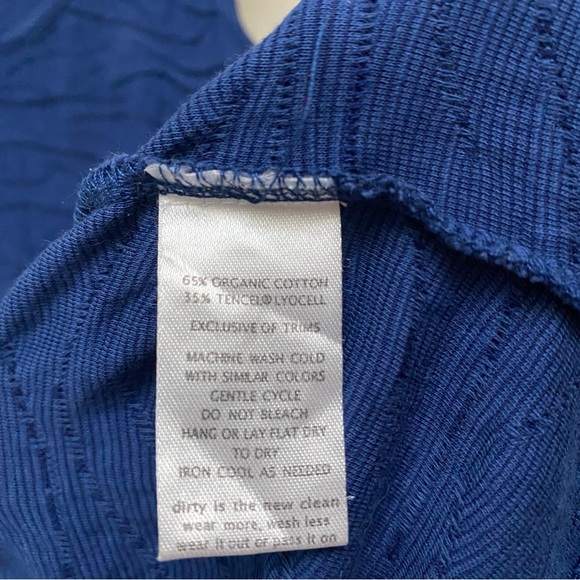 Horny Toad and Co. Blue Tank Dress Textured Women's Size Medium - Picture 3 of 6